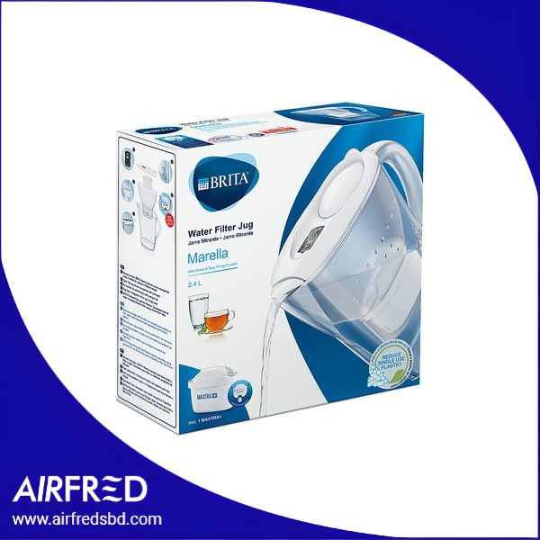 Jarra filtrante 2,6 L con filtro MAXTRA 4 fases, color blanco