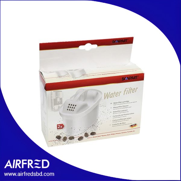 Conjunto de dos cartuchos filtrantes para jarras de agua