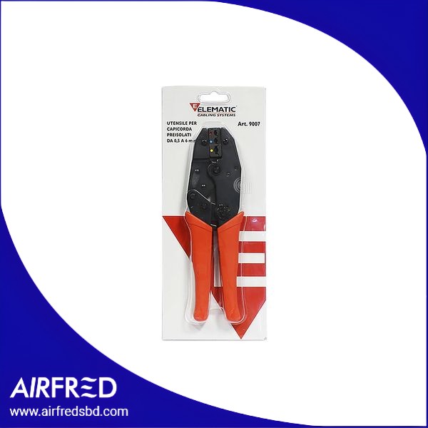 Pinza para capicordas preaisladas, crimpado preciso