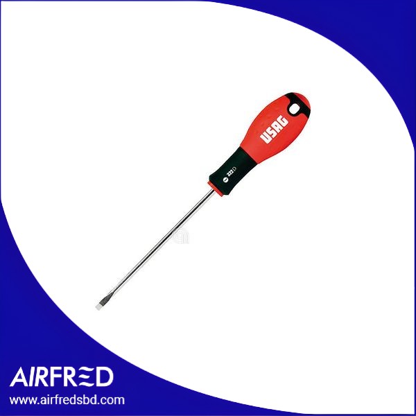 Destornillador ranurado 0,4x2x50 mm, mango bimaterial. SKU 55501320