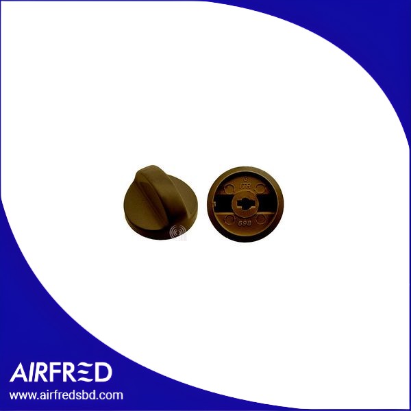 Conjunto de 5 manopolas de cocina, diámetro 38 mm, para hornos y placas.