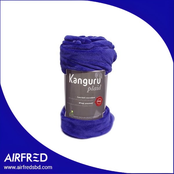 Manta plaid 130x170 cm, 240 gsm, color midnight, SKU 55901043