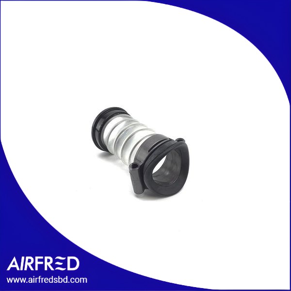 Manguera flexible para aspiradora, color gris, repuesto original.