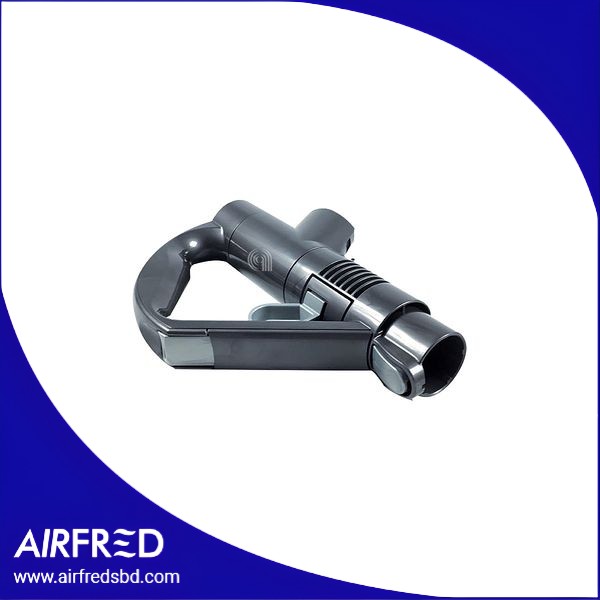 Mango para manguera flexible de aspiradora, color negro.