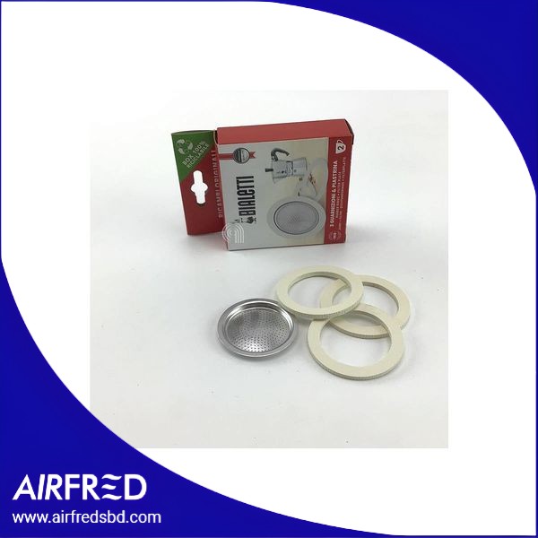 Kit de juntas y placa para moka de 2 tazas