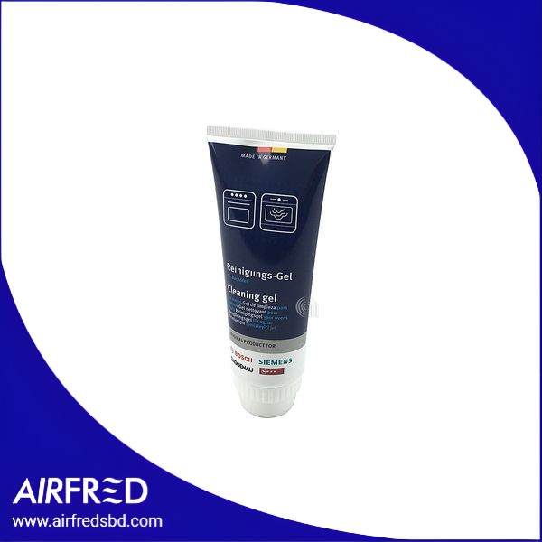 Gel detergente para hornos y microondas, limpieza suave.
