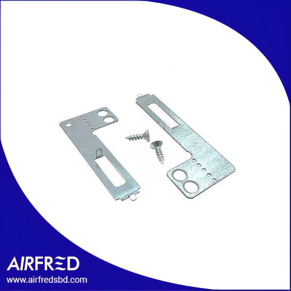 Juego de fijación para lavavajillas, 2 tornillos y 2 soportes