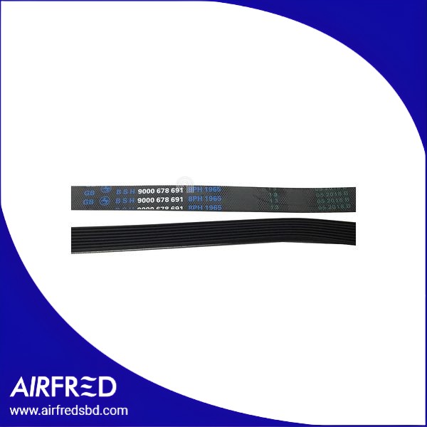 Correa Poly-V para secadora, repuesto de alto rendimiento.