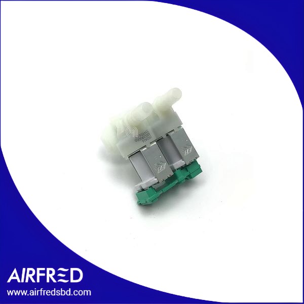 Valvula electrica para lavadora, componente de control de flujo