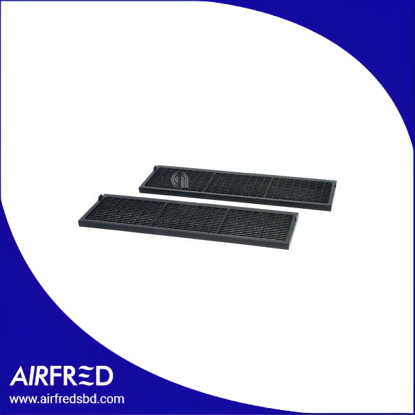 Filtro de carbón rectangular para campana extractora (set de 2)