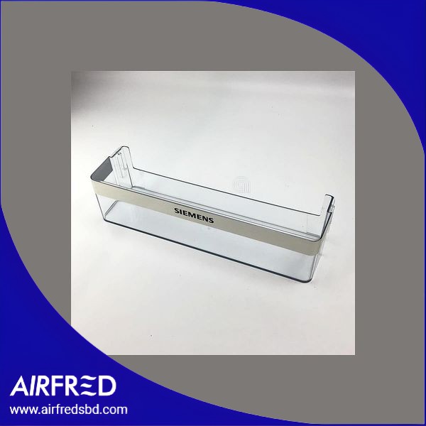 Contenedor para botellas en puerta de frigorífico