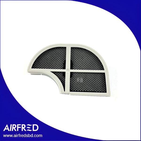 Filtro rectangular para aspiradora.