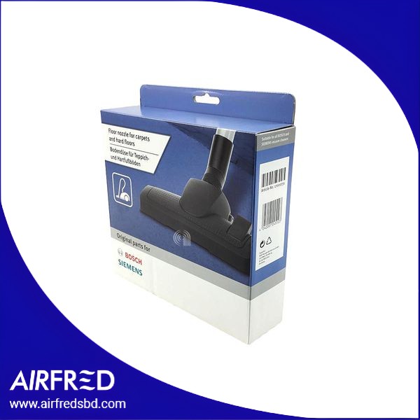 Cepillo combinado para aspiradora con ruedas, negro.