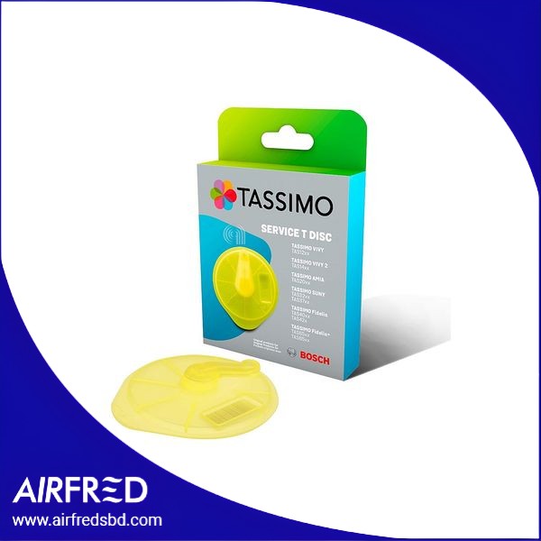 Disco de limpieza para cafetera, color amarillo