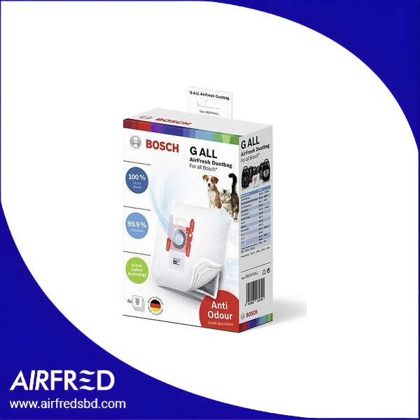 Sacos de repuesto para aspiradora con carbón activo, 4 unidades.