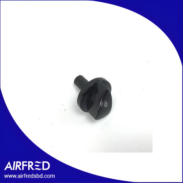 Manopola de gas negra para hornilla de cocina, código C00193547