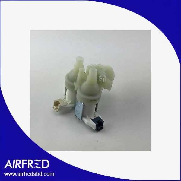 Válvula solenoide 2 vías 90° para lavadora, código C00302311