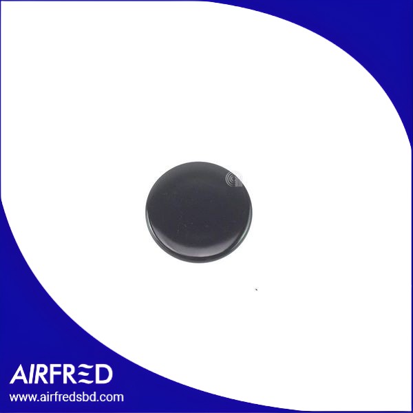 Capuchón de quemador auxiliar negro para hornilla