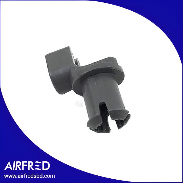 SKU C00386604 - Pin rueda para cestillo de lavavajillas, color gris.