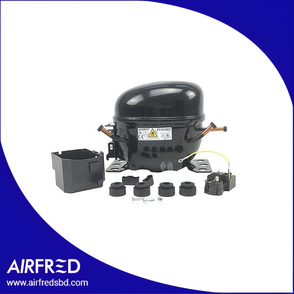 Compresor R600A para frigorífico, componente de refrigeración