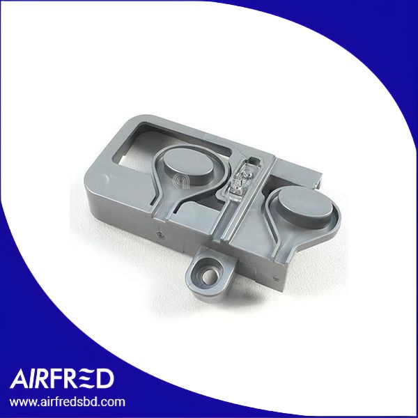 Pulsador de repuesto para lavadora CAN41035329, color gris.