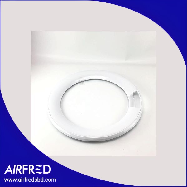 Marco frontal de la puerta para lavadora (blanco)