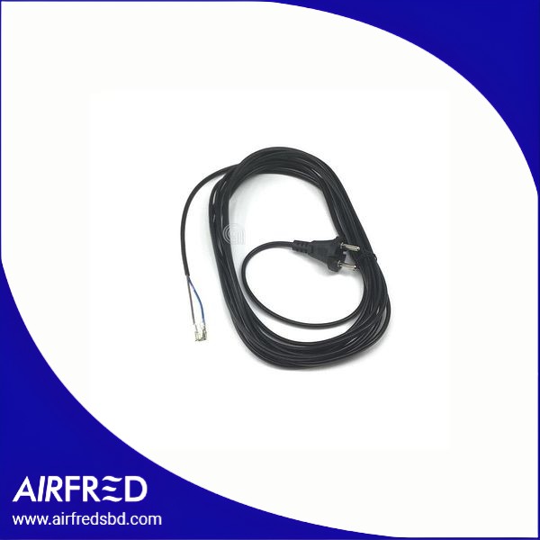 Cable de alimentación para aspiradora, 2 conductores, 6 m, 0,75 mm²
