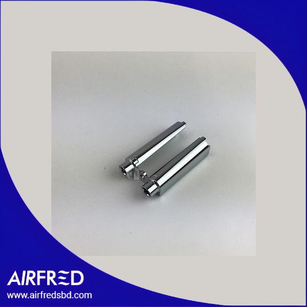 Parte externa cromada para convogliador de cafetera espresso