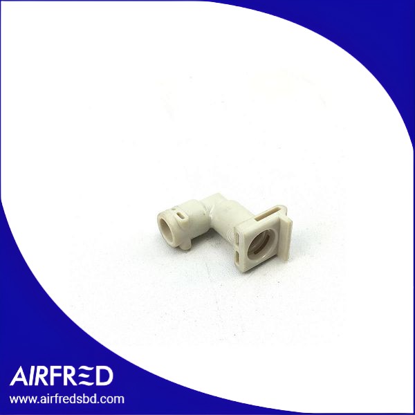 Conector 90° para cafetera, repuesto original