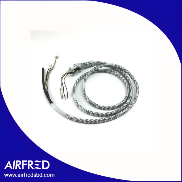 Cable doble de alimentación para plancha con conectores compatibles, H05BB-F 4G0,75.