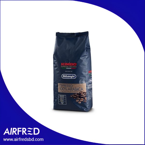 Pack de café arábico en grano 1 kg para máquinas de espresso.