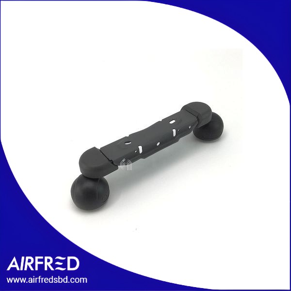 Piedino ruote negro para radiador, repuesto original