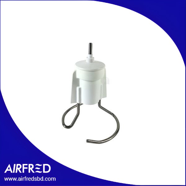 Gancho amasador original, acero inoxidable, para robot de cocina.