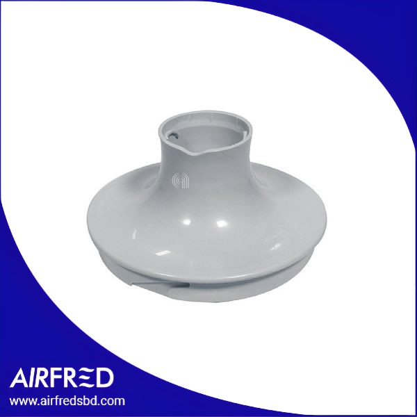 Cubierta de repuesto para picadora, plástico blanco.