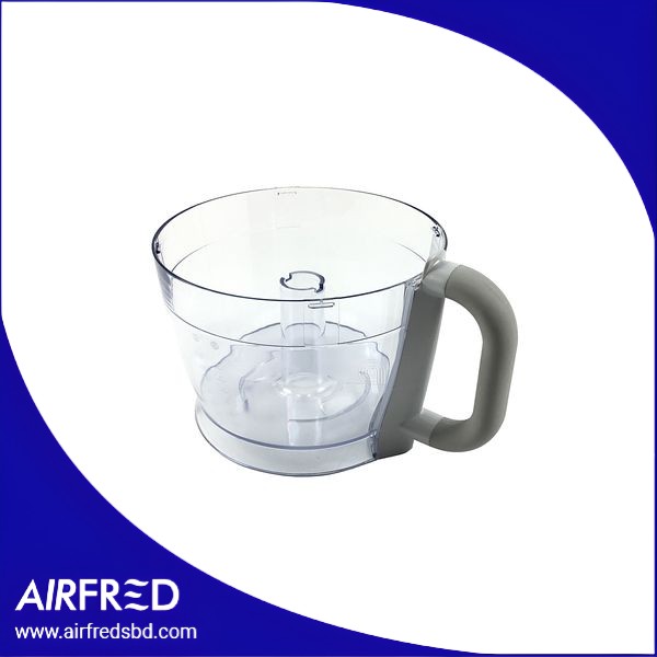 Recipiente con asa para picadora, plástico transparente — SKU DLSKW686919