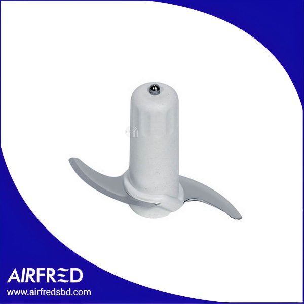 Cuchilla de repuesto para chopper, color blanco.