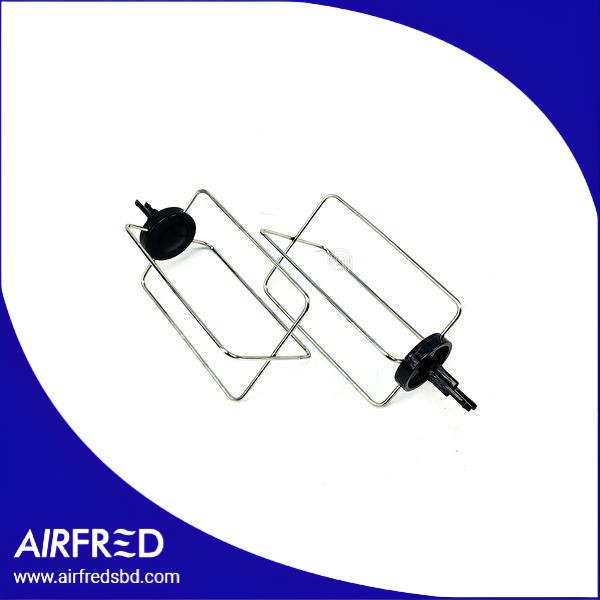 Juego de dos batidores de acero inoxidable para batidoras