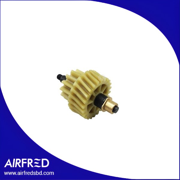 Rueda dentada de repuesto para robot de cocina; plástico y acero. SKU: DLSKW717213.