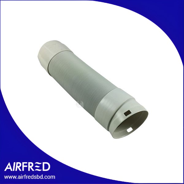 Conjunto de tubo extensible para descarga de aire caliente