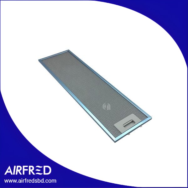 Filtro de grasa metálico para campana extractora 534x159x8 mm