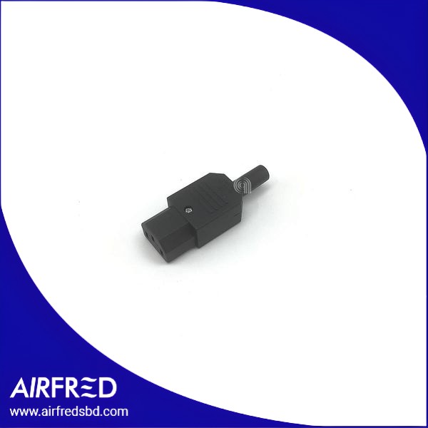 Conector tripolar hembra de 10 A para sistemas eléctricos