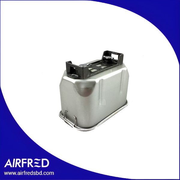 Cuenco original para panificadora, acero inoxidable gris