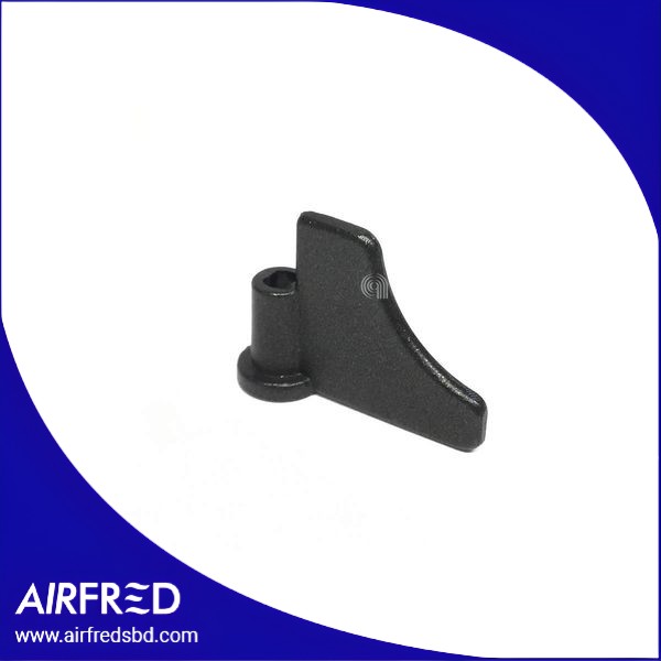 Paleta de mezcla esmaltada para panificadora, color negro