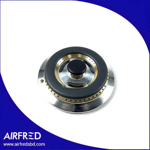 Kit quemador triple corona con dos orificios para placa de cocción, mantenimiento de cocinas de gas.