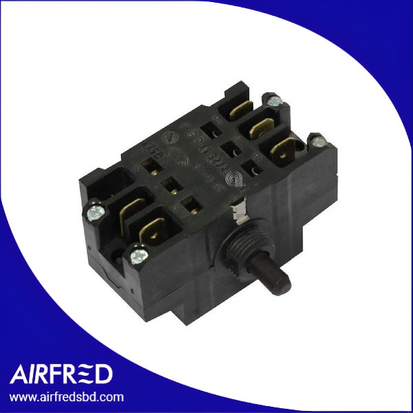 Interruptor conmutador para horno y placa de cocción