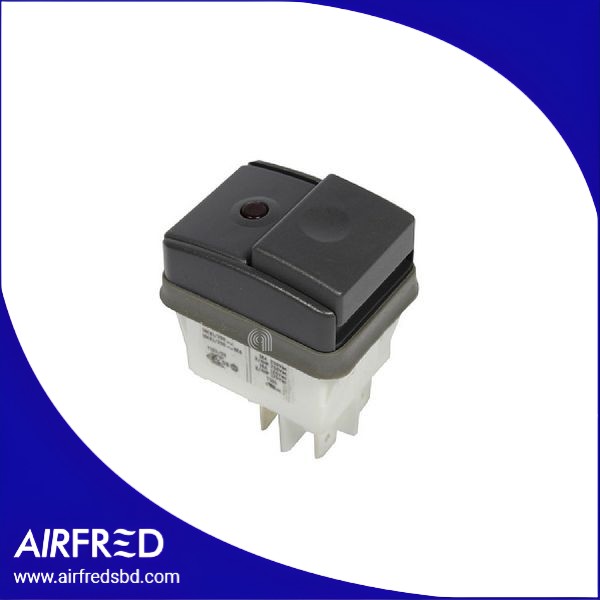 Interruptor con LED para equipo de vapor, código POLM0002875.