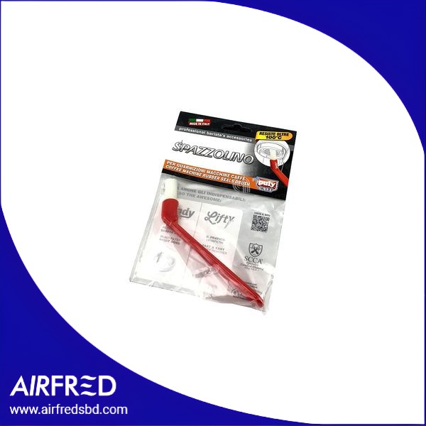 Cepillo de limpieza en seco para sellos de goma de máquinas de espresso