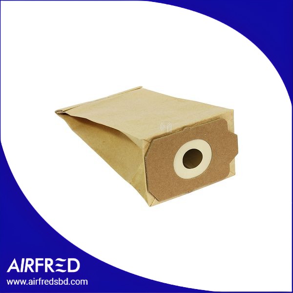 Conjunto de 10 bolsas de papel para aspiradora, formato estándar.