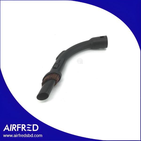 Conjunto de acople y cepillo para aspiradora, color negro.