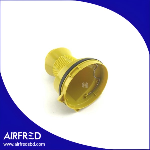 Separador amarillo para filtro de aspiradora, pieza de repuesto.